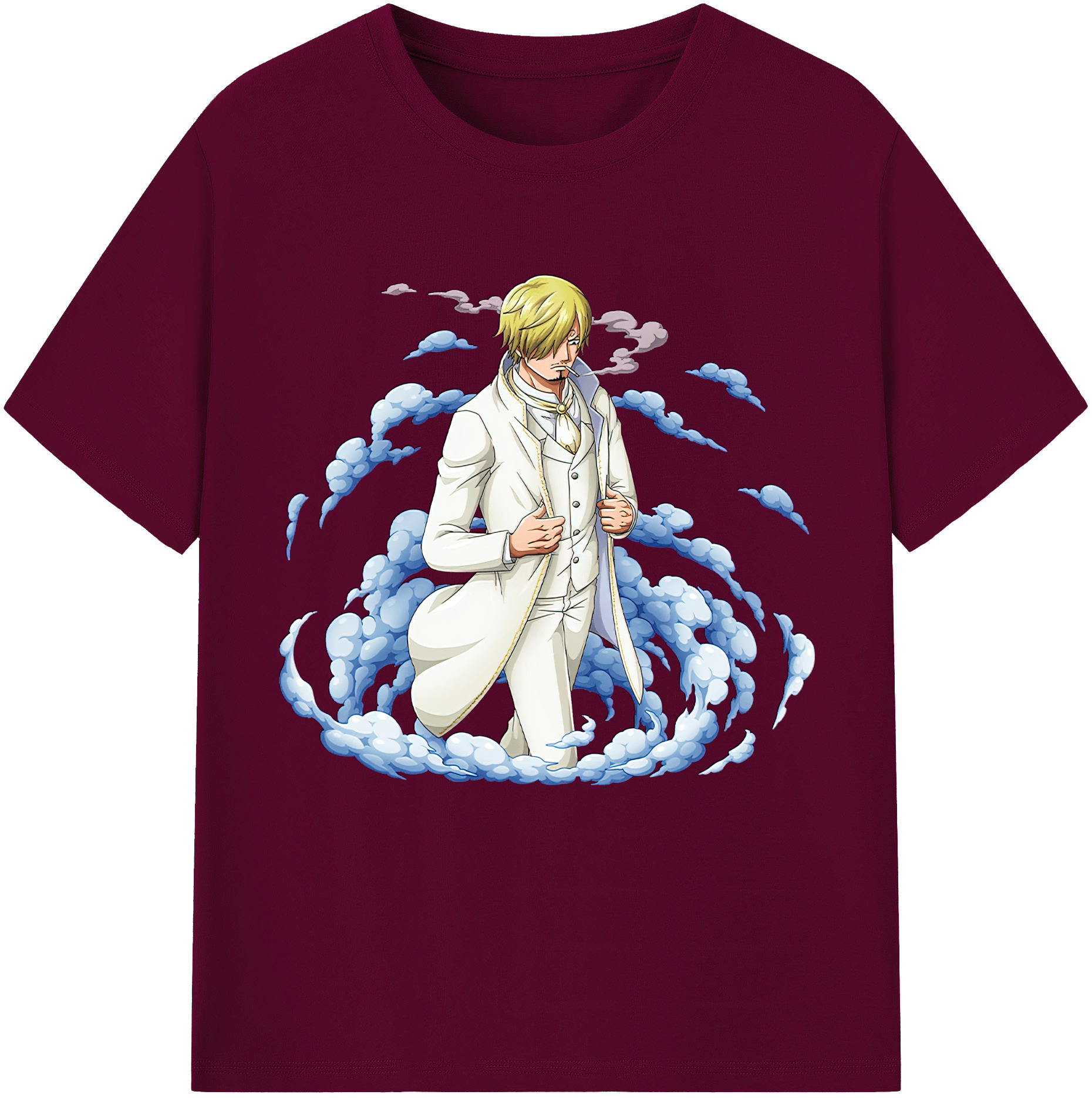 （画像用） ワンピース サンジ ONE PIECE Sanji レディースカジュアルプリントTシャツ（綿100％）
